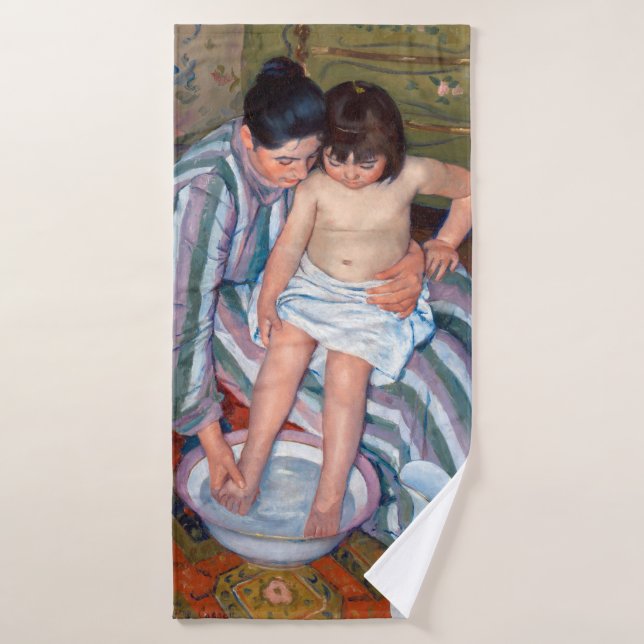 Toalha De Banho O Banho da Criança, Mary Cassatt (Toalha de Banho)