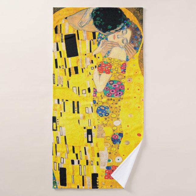 Toalha De Banho O beijo por Gustavo Klimt (Toalha de Banho)