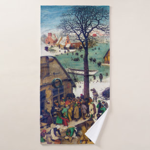 Toalha De Banho O Censo de Belém, Pieter Bruegel