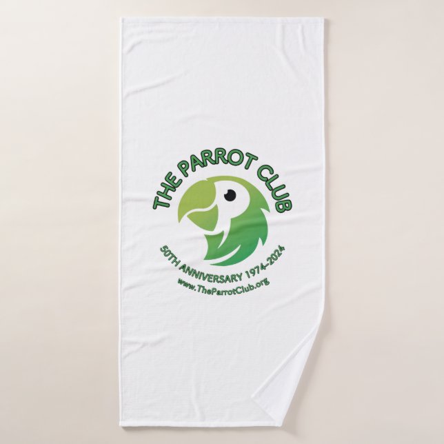 Toalha De Banho O Clube de Papagaio 50 anos Bath Towel (Toalha de Banho)