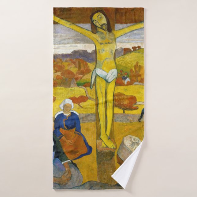 Toalha De Banho O Cristo Amarelo, Gauguin (Toalha de Banho)