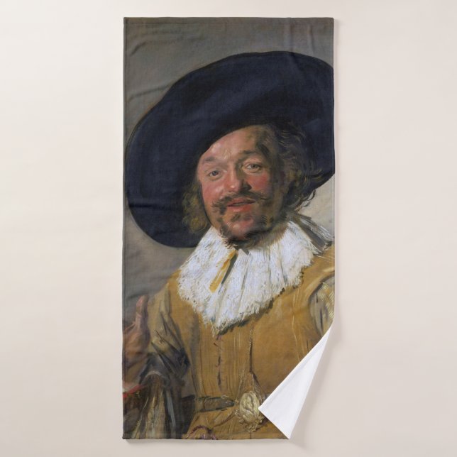 Toalha De Banho O Drinker Feliz, Frans Hals, 1628-1630 (Toalha de Banho)