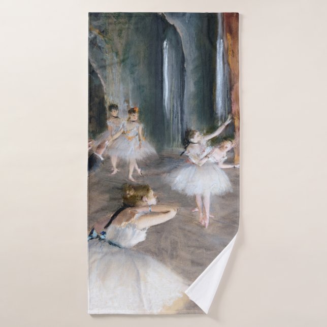 Toalha De Banho O ensaio no palco, Edgar Degas (Toalha de Banho)