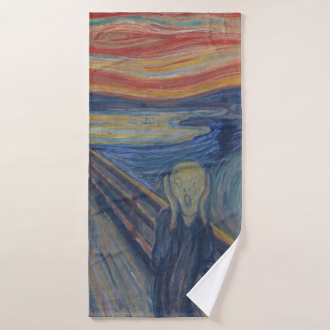 Toalha De Banho O Gritar, Edvard Munch (Toalha de Banho)