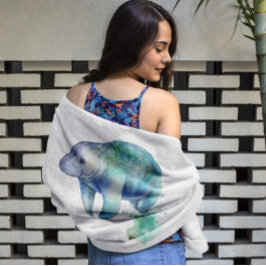 Toalha De Banho Oceanic Whisper Manatee