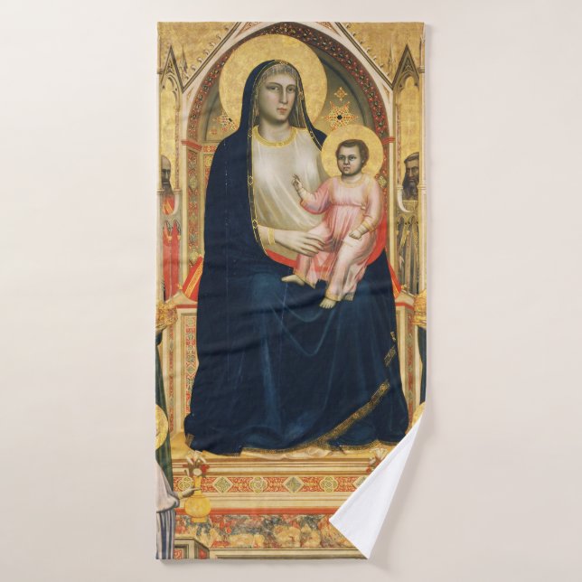 Toalha De Banho Ognissanti Madonna, Giotto, 1306-1310 (Toalha de Banho)
