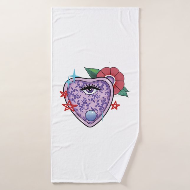 Toalha De Banho Olho Halloween (Toalha de Banho)