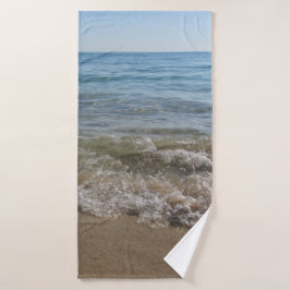 Toalha De Banho Ondas de Areia e Mar