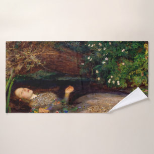 Toalha De Banho Ophelia, John Everett Millais, 1851-1852