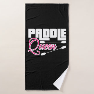 Toalha De Banho Paddle Queen Girl Kayak