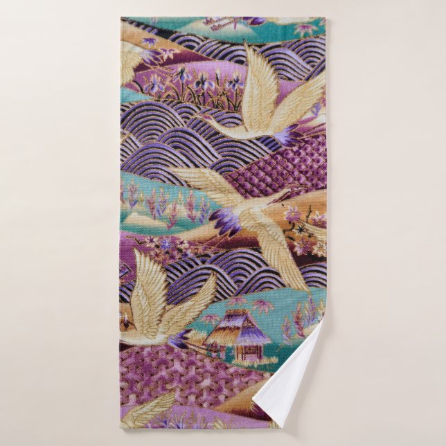 Toalha De Banho Padrão de tecido do tecido (Toalha de Banho)