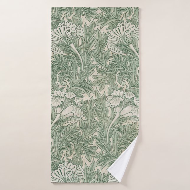 Toalha De Banho Padrão Flor, William Morris (Toalha de Banho)