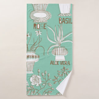 Toalha De Banho Padrão sem soldadura floral