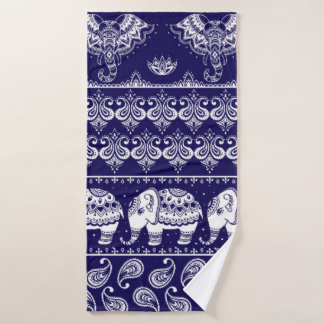 Toalha De Banho Padrão tribal colorido sem costura