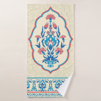 Toalha De Banho padrão uniforme floral do tecido no estilo étnico