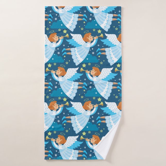 Toalha De Banho Parafernália de Natal. Ilustração (Toalha de Banho)