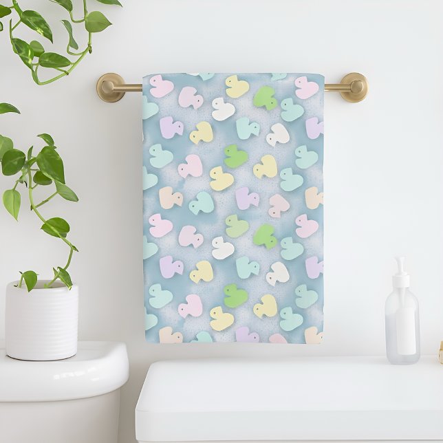 Toalha De Banho Patos Pastel - Banheira Látea (Criador carregado)