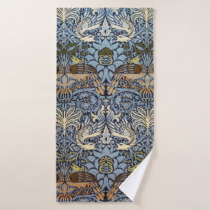 Toalha De Banho Peacock e Dragon, William Morris