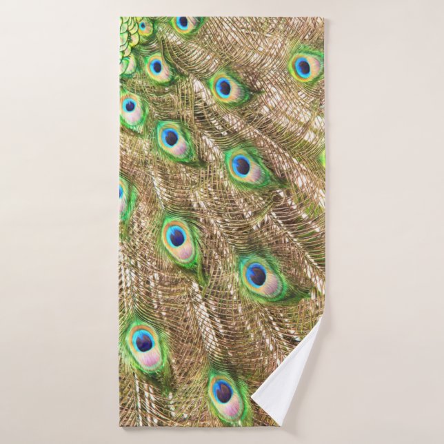 TOALHA DE BANHO PENAS DE RICO PEACOCK #2 (Toalha de Banho)