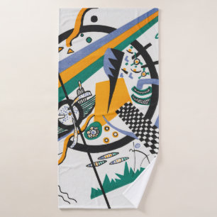 Toalha De Banho Pequenos mundos IV, Abstrato, Wassily Kandinsky