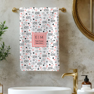 Toalha de Banho Personalizada para a Esposa no Dia