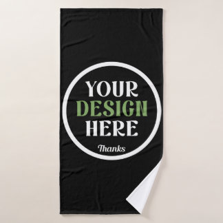 Toalha De Banho personalizado, único, elegante e minimalista
