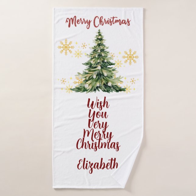 Toalha De Banho Personalized Bath Towel (Toalha de Banho)