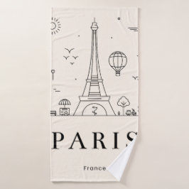 Toalha De Banho Personalized Bath Towel | Spa-Style Comfort & Desi