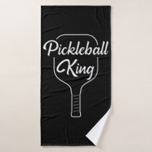 Pickleball King com um Pickleball Paddle