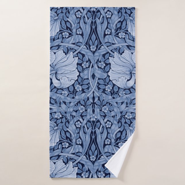 Toalha De Banho Pimpernel Blue Monotone, William Morris (Toalha de Banho)