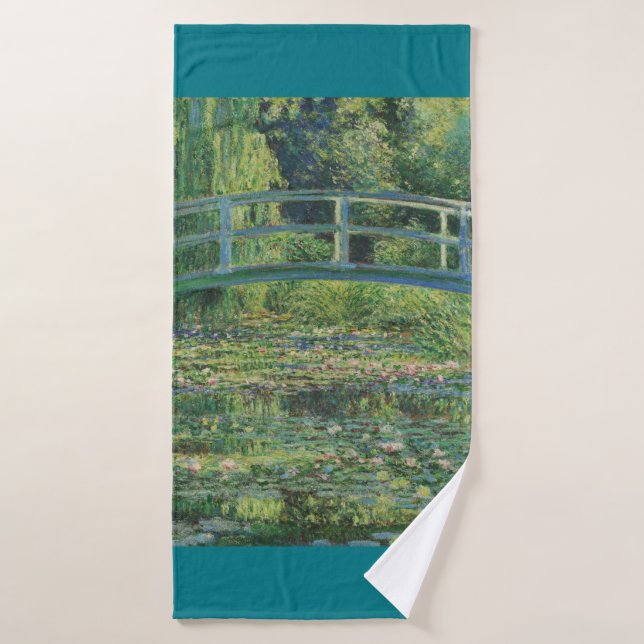Toalha De Banho Ponte Japonesa (Water-Lily Pond), Monet (Toalha de Banho)