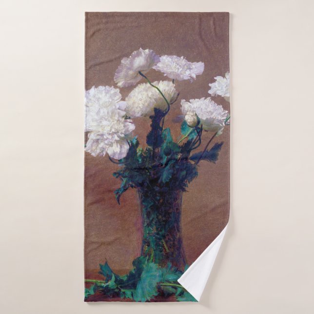 Toalha De Banho Poppies, Henri Fantin-Latour (Toalha de Banho)