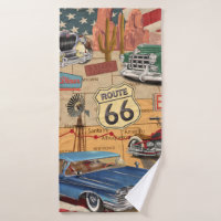 Poster Vintage Route 66.