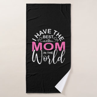 Toalha De Banho Presente Mãe Eu Tenho a Melhor Mãe