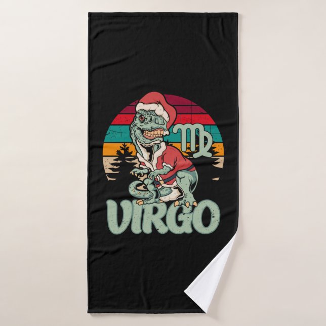 Toalha De Banho Presentes de Virgem de Árvore de Dinossauro Rex Fu (Toalha de Banho)