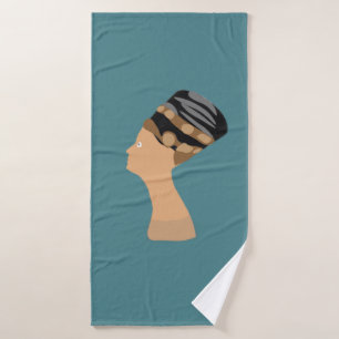 Toalha De Banho Rainha egípcia Nefertiti