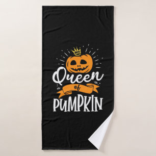 Toalha De Banho Rainha Halloween De Pumpkin
