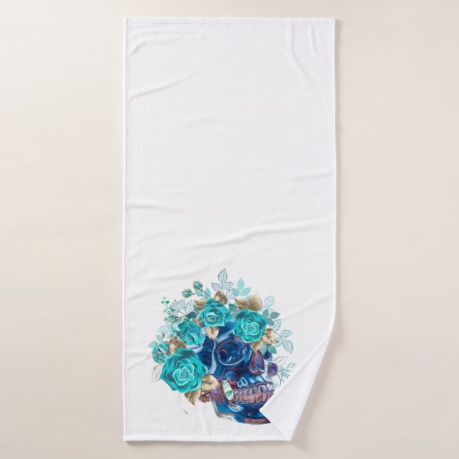 Toalha De Banho Requiem Flor Azul (Toalha de Banho)
