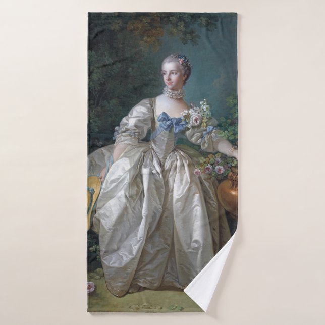 Toalha De Banho Retrato de Madame Bergeret, Boucher (Toalha de Banho)