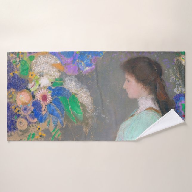 Toalha De Banho Retrato de Violette Heymann, Redon (Toalha de Banho)