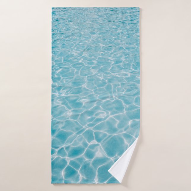 Toalha De Banho Rippling crystal blue water (Toalha de Banho)