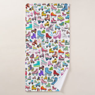 Toalha De Banho Rollerskate Roller Derby Designer Bath Beach Towel