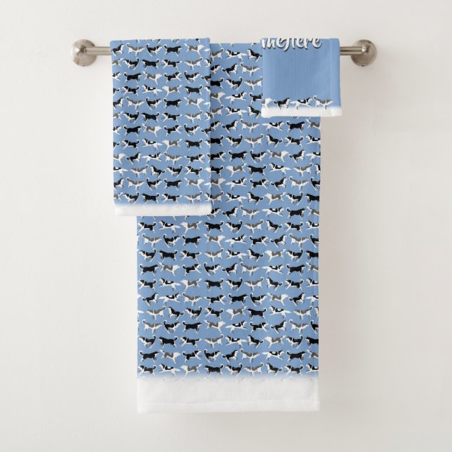 Toalha de banho ronca DogTowels ronco feito sob (Insitu)