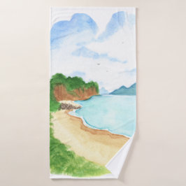 Toalha De Banho Sea Shore Beach 