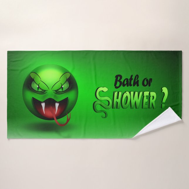 Toalha De Banho Serviette de bain Snakemoji (Toalha de Banho)