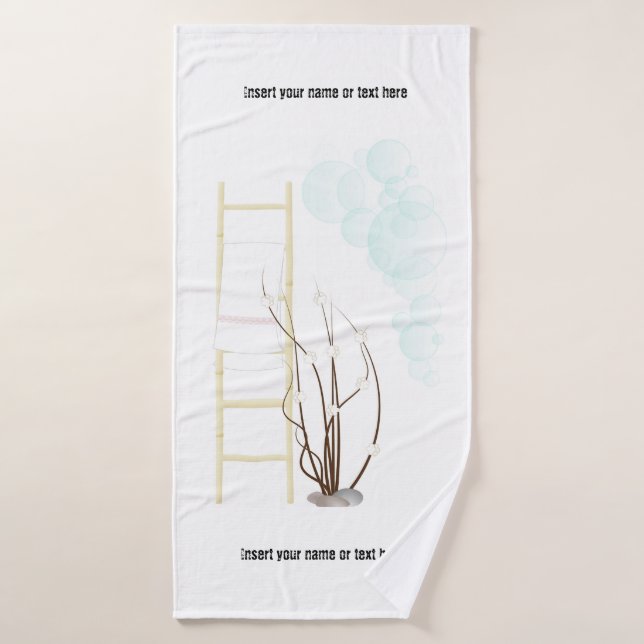 Toalha De Banho Serviette de bain spa zen (Toalha de Banho)