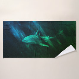 Toalha De Banho Shark 30 X 60 Bath Towel