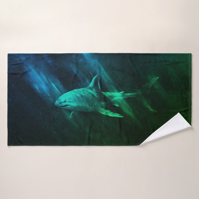 Toalha De Banho Shark 30 X 60 Bath Towel (Toalha de Banho)