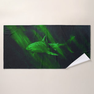 Toalha de Banho Shark Green 30 X 60