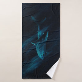 Toalha De Banho Shark (original) 30 X 60 Bath Towel